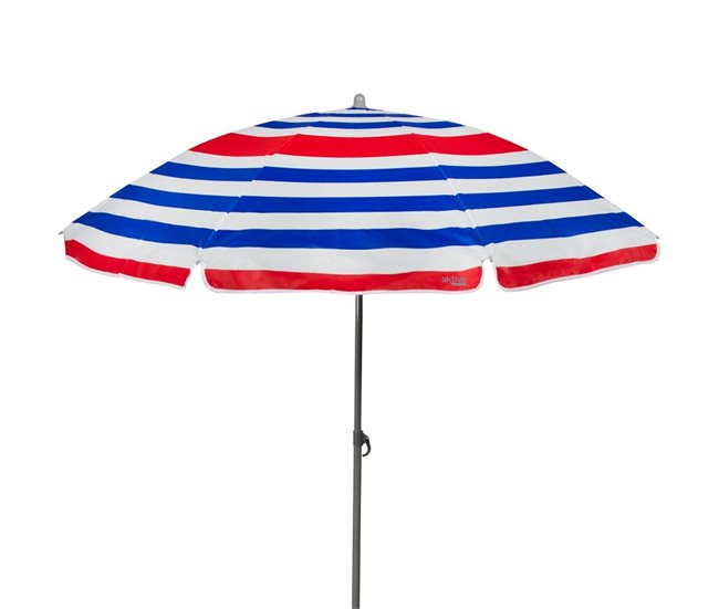 01b1a6b6c2d333b57af1aa0adf081a8d83f6eb14_0f5f3e3da1e141e786736e7733ea7249 Sombrilla de playa Aktive Azul Rojo Multicolor Plateado Ø 160 cm 160 x 167 x 160 cm (12 Unidades) - Conforama Moderno