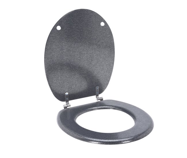 0460320a7ebe92f91d959ca09eda106b6e82e714_31480f9bed844e40b3e8dc605fced4f8 Well Home Asiento de Inodoro MDF con tapa y Bisagras de Acero inoxidable color Plata 37,5x5,5x45cm - Conforama Oferta Flash