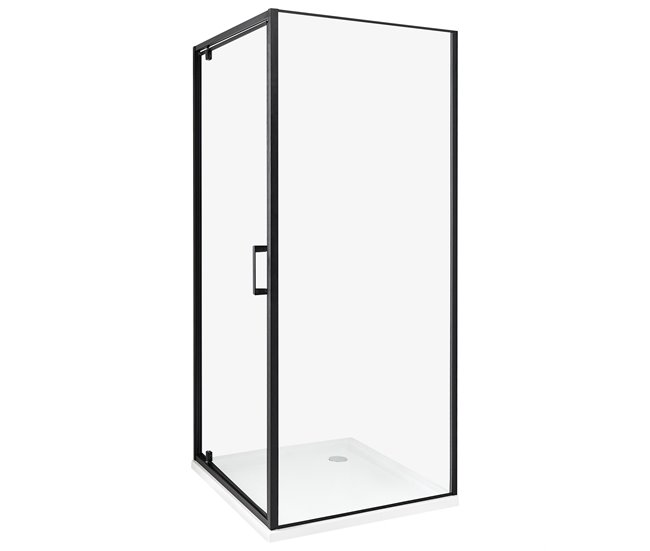 A Buen Precio Cabina de ducha DARLI 70 x 70 x 185 cm Negro - Conforama
