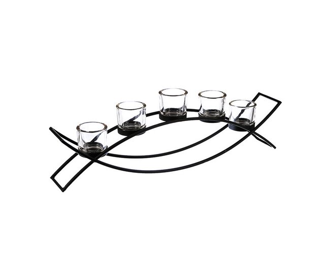 0675af31076e750ced1c0b673e43f8d6b4f3fc49_0e3f0be7013d4da6a9311fe038514fd9 Portavelas Atmosphera Tealight Metal (55 x 13,5 x 9 cm) - Conforama Mejor Calidad