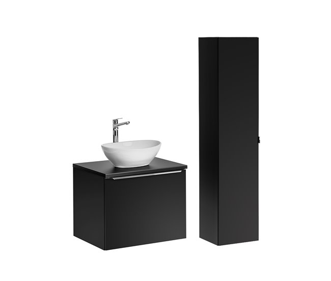 0888cf0a1d44efee57eaf880cd5f0f4b8e044946_a11dbb15ed9e4bd392947b28c5988af5 Conjunto lavabo individual 60cm y mueble columna Éros Negro - Conforama Precio Económico