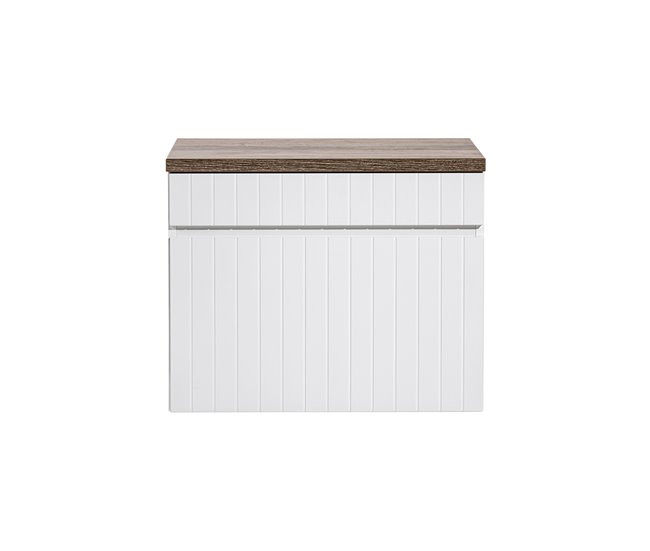 0ae0f99b14a4f287fa1e5554aa1241163868aa62_d0b5067e616b4ed293b1e8b4c1e52141 Económico Mueble bajo lavabo 60cm encimera Zelie Blanco y Madera - Conforama