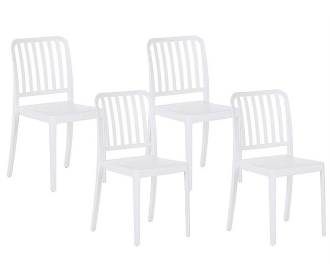 0afa83a13f9010ba38f5acb05ee075966d79c46a_05287f29767f4bc0b4814225b54ab24d Conjunto de 4 sillas de jardín SERSALE Material sintético Negro - Conforama Oferta De Temporada