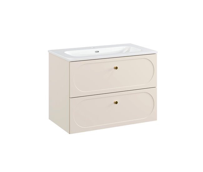 0c0bf2317e5390be2754ccbfd340a082fdaa45d6_aec2eee3635a4046875c91265bb1c141 Mueble lavabo individual encastrado 80cm Sanae Beige arena - Conforama No Te Lo Pierdas