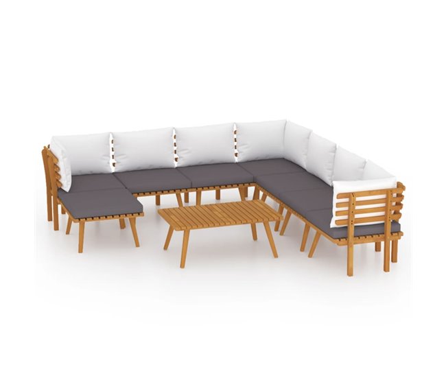0d42288441b0fd4a51b19501955d44f4a1bcc443_d997b54dd81e43b0b1ce91fdd1b0d1b4 Juego muebles de jardín y cojines 9 piezas madera maciza acacia - Conforama Pago Seguro