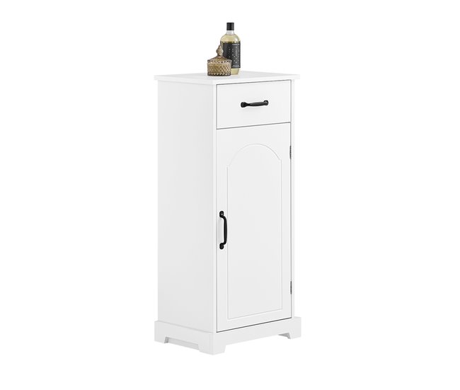 Envío Exprés SoBuy Mueble de Baño Pequeño Armario Almacenamiento con Cajón Madera Blanco 42x30x93cm BZR207-W - Conforama