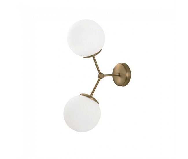 141ba1f632d7f6172cec5483a731878888182c69_eeb25b8242d74733bb2050654b7b4c6d Original Aplique de pared Mulen Oro (2 luces) Metal Moderno - Conforama
