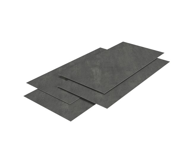 Revestimiento pared Bladel 12 paneles PVC 120x60cm - Grey Stone [neu.haus] - Conforama Premium