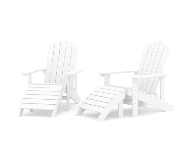 1521db140b57d2ca797d8af219d71446210bdb13_a3b62e41640b4f248f43e5216b19ae04 Sillas de jardin Adirondack 2 unidades con reposapiés HDPE blanco - Conforama Oferta De Temporada