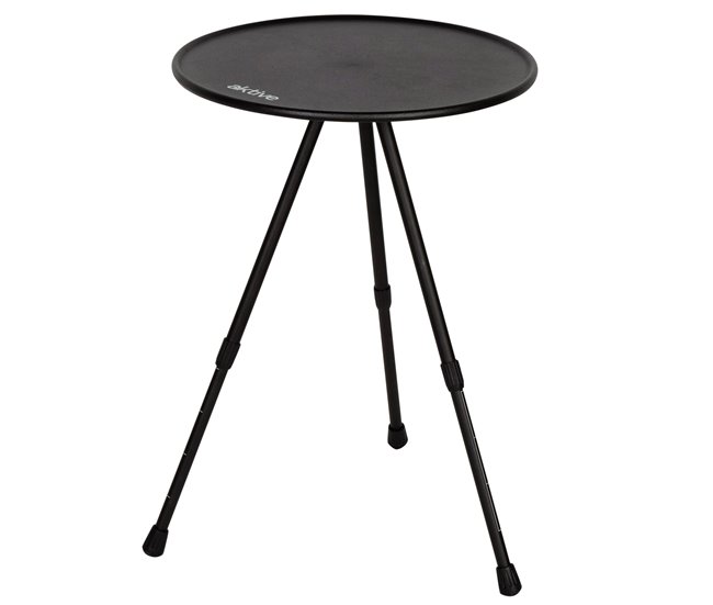 Oferta De Temporada Aktive mesa plegable de camping redonda negra, ligera y compacta - Conforama