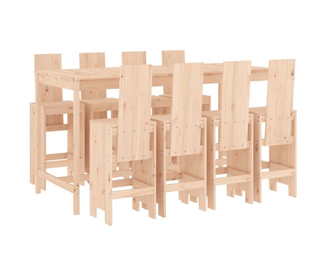 189a2e7601bfb03525c8ab3c972abeab5ed4e3ac_b5dd261b748646a38297d390849167bb Set de mesa y taburetes altos jardin 9 piezas madera maciza pino - Conforama Descuento