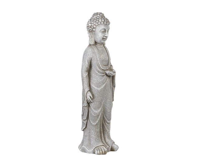 1941532e935e6d301aca7183eebd147e525600f5_e6c264624f044b93896e49dcdfcab93c Moderno Figura decorativa gris motivo Buda THOIRY - Conforama