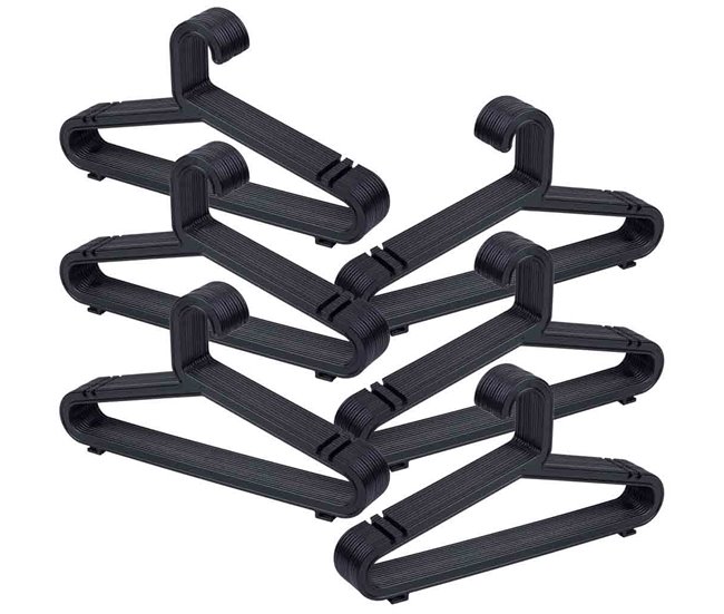 1ab3a284375f50dd933f3c2c753078aa037e1d66_7aaa33a4aa16447eb632f85070ddfb2f Percha de plastico negra pack de 72 unidades 39.50x0.30x20.60h cm - Conforama Exclusivo