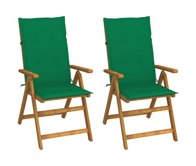 1ab4c73410ea551c627d6dd0e04f664721d70759_fafbc682343f42c798a685b78fe9c758 Mejor Precio Sillas de jardin reclinables 2 unidades madera maciza acacia cojines - Conforama