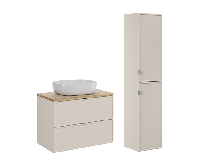 1c15c2963c7a01110ef18952468183363650d74a_4f6ac0dbb76a4916b6489cae14f2cfc4 Oferta De Temporada Conjunto de muebles con lavabo individual 80cm y columna Alba Cachemira - Conforama