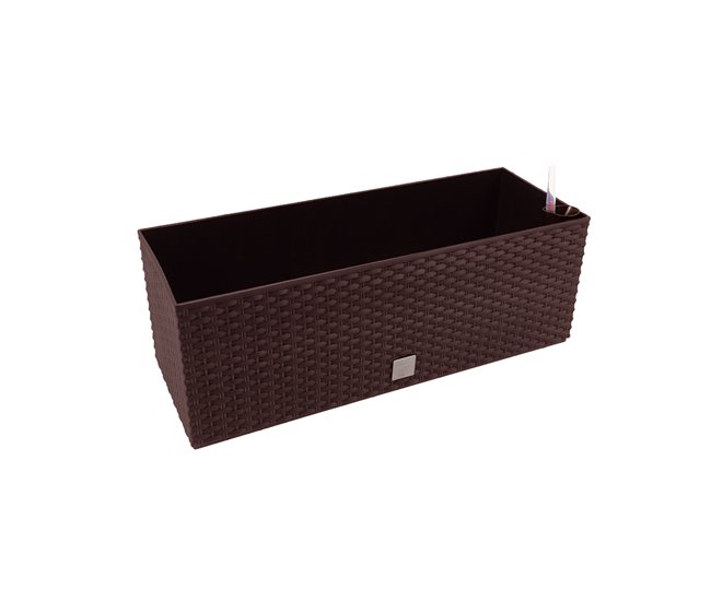 1cc9fa968f3ca9d38fc675cb1db967a6cbaa53c2_36e9a52da6754eaaa4f4fb64b5993065 Jardinera rectangular 17 litros con autorriego color chocolate 52x20x19cm - Conforama Súper Precio