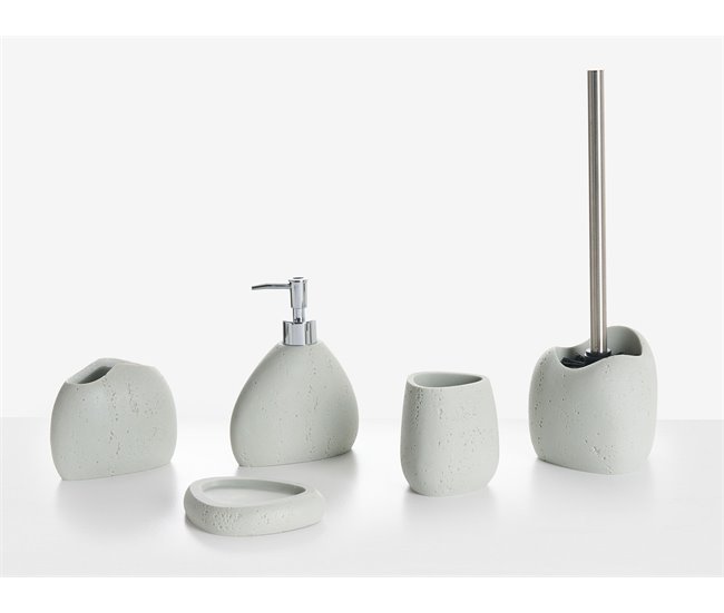 Solo Por Tiempo Limitado Conjunto de 5 accesorios de baño COATA Beige claro - Conforama