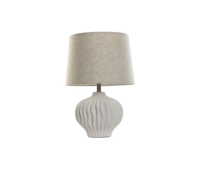 204f179799f3f70dfa61b200b61acd88e3e060b1_7a94efd368b6456282a8b9afd895aee8 Lámpara de mesa Home ESPRIT Blanco Beige 50 W 220 V - Conforama Barato