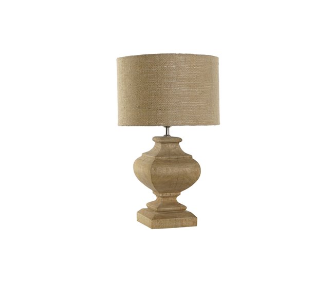 25e88e4c9cf01ddf62a07eacc46bf84650903d75_f1f0e925aa31435682f615e0af0cd1c4 Lámpara de mesa Home ESPRIT Natural Yute Madera 50 W 220 V 36 x 36 x 58 cm - Conforama Última Versión