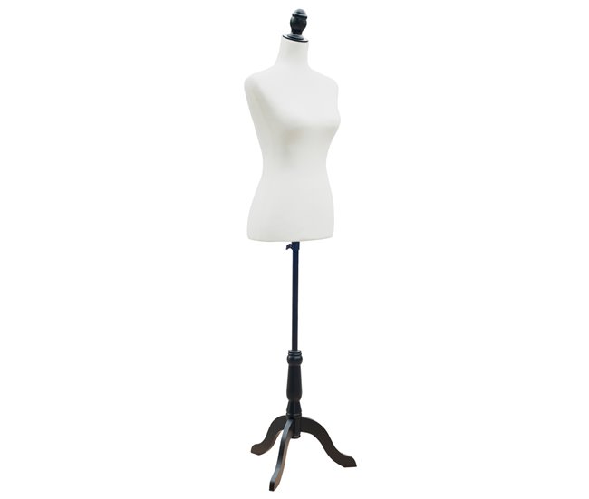 2882c026629e10d1a9760544ab0266fcbea4916a_83c262c48d23450e93b125be93eac6a1 HOMCOM Maniquí de Costura Femenino Maniquí de Costura Ajustable a 130-168 cm con Trípode de Madera para Fotografía de Moda Exposición de Prendas Blanco - Conforama Oferta De Temporada