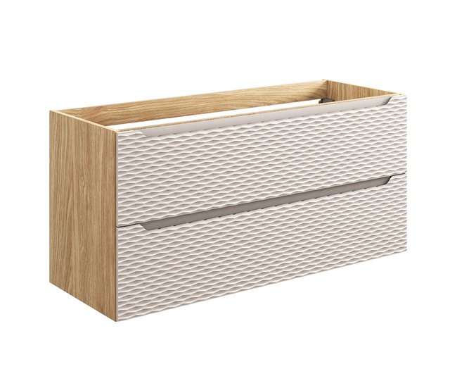 29d0ea52bc6aae5a9edb3db8d92b3937e535e017_e9066d86ba5c4b1f926e9c1dfc178555 Mueble bajo lavabo 120cm 2 cajones Elora Beige y madera - Conforama Última Versión