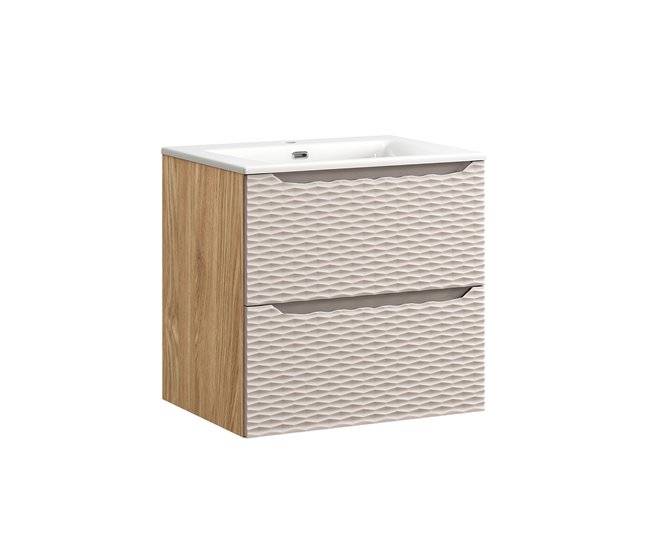 2b725d9f357622316b762a5527067cafec9fa7f3_5300e6b230dd4a51ac78cf551e4bce32 Oferta Mueble lavabo individual encastrado 60cm Elora Beige y madera - Conforama
