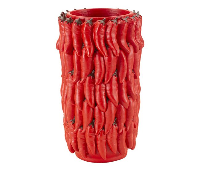 3592dfcc53174f87699bc2779c840c599898e125_35340dee008c4f668b401ddeec4f57e1 Gran Oferta Jarrón Decorativo Pimientos, Poliresina, Rojo - Conforama