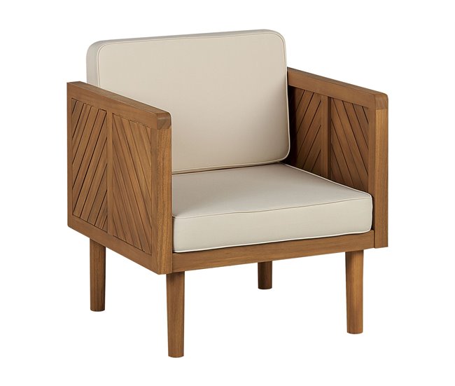 36d0f770a3b3dd7da066be10f6e61699b487be7f_8a0ba2576e7545798e5e10b25512dd80 Nueva Colección Sillón de jardín BARATTI Madera de acacia Marrón - Conforama