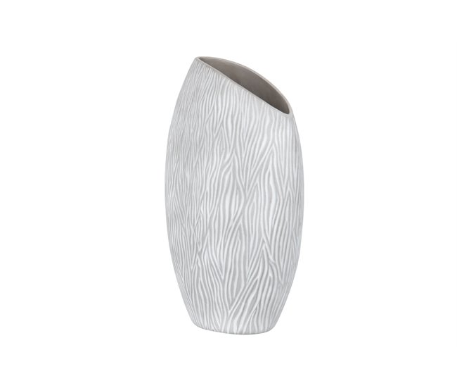 380a3eabc91fe9a46947003786e830c32ad9dcec_c4bbc3255e7844f0a9fbe3657cc2bdad Florero Ceramica Gris Blanco 23x13x40 Cm - Conforama Últimas Unidades