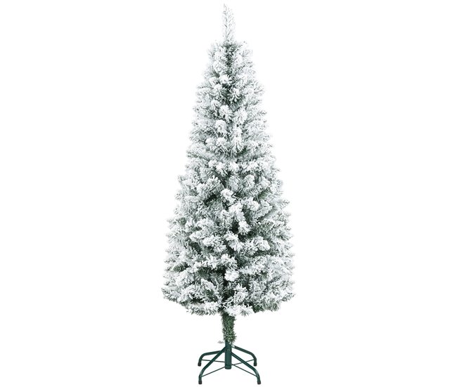 387f1c8415538cf03a9c682b401c1db7e49bc437_d96b00c4d94849edb2312a836cfe6996 HOMCOM Árbol de Navidad 150 cm Árbol de Navidad Artificial Nevado con 317 Ramas y Soporte de Metal Árbol Navideño para Salón Interior Verde - Conforama Precio Económico