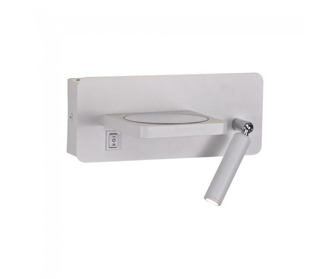 391831823b6ea3769dbdc6bdfb94dff4078b347c_de816a1e68674b6c84f269a0cfe0d0f9 Aplique LED con cargador wireless Rob III (5+3W) Aluminio Moderno - Conforama Compra Ahora