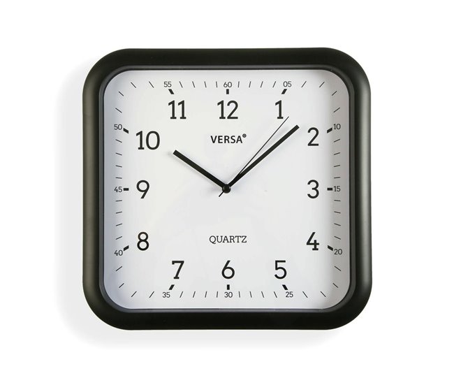 3a88fb1f4b909b6980cda79430ad648eed83d1e0_3d0ad52098cb4bbd8de0d534d5824b1b Reloj de Pared Versa Negro Plástico Cuarzo 3,5 x 28,5 x 29,5 cm - Conforama Devolución Gratuita