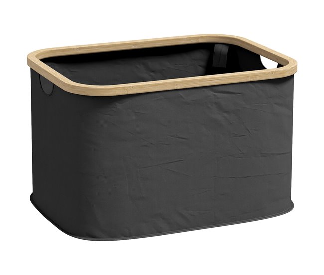 3b940a6a991d7d4c705d79650eba7ea4445b0428_baba8fecf385423582a64fdcf8d37c5d Novedad HOMCOM Cesto para Ropa Sucia Plegable Cesto de la Ropa Sucia 36 L con Asas para Baño Dormitorio Lavadero 44,3x33,3x26,5 cm Negro - Conforama