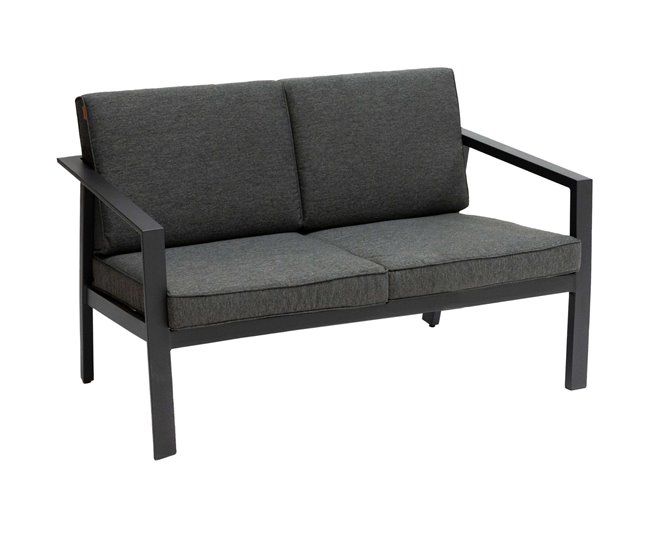 3c8293a8579fcaa0b55ce99fbd9c290199124bf3_c2fd00030c694d09a37b79fb488f6957 Sofá Exterior Pavane 2 Plazas Terraza Asiento De Jardín Estilo Moderno Color Gris 121x73x63 cm - Conforama Premium