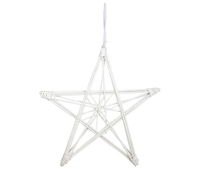 3d169c3c72569b90cb7d7d58f0c3701e6cd1e6b0_eae60ecaf1ab4c8d8d9145b1d675949b Estrella decoración de mimbre blanca 85x85x5 - Conforama Precio Económico