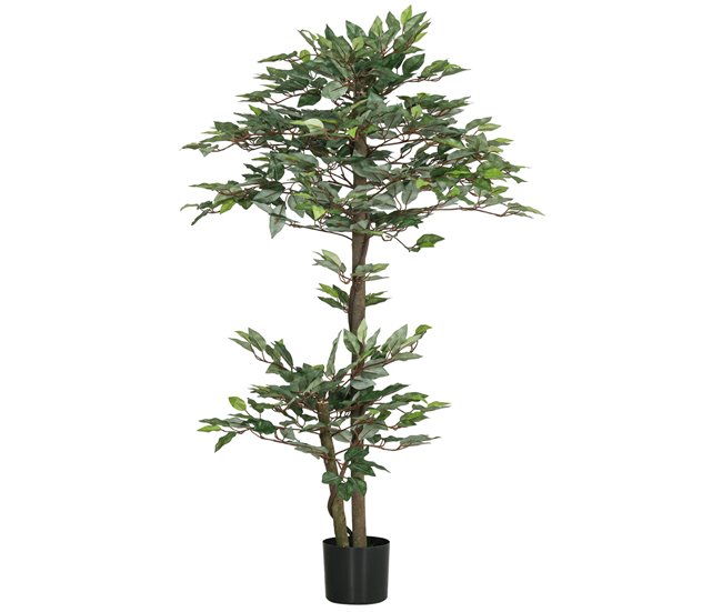 43ba8470eaf6f07a1e4dd455fa3c09c437f6f71b_39d6973de46c4cdaaca2a648f862e280 Outsunny Ficus Artificial 150 cm Árbol Artificial en Maceta Decorativa para Interior Hogar Salón Oficina Ø15x150 cm Verde - Conforama Pago Seguro