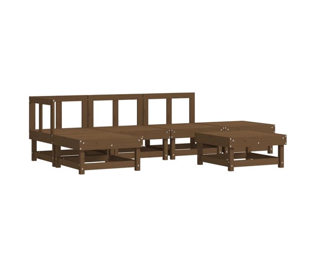 44d5a79d17a691a0b0eaf794281bdb3a50ec67ab_b79328fd57d14e5a839393d18c5a6473 Juego de muebles de jardín 6 piezas madera de pino impregnada - Conforama Disponible Ahora