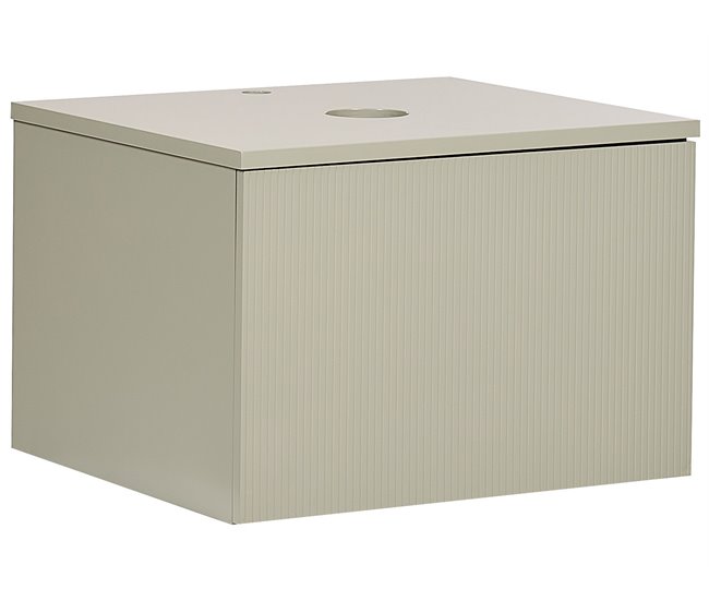 Mejor Precio Mueble para lavabo de pared ALZIRA 60 cm Blanco - Conforama