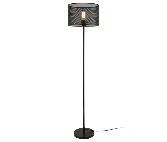 Garantía De Devolución De Dinero [lux.pro] Lámpara de pie Arensburg - 153 x ø 35 cm - Lámpara de suelo - Diseño Moderno - Negro - Conforama
