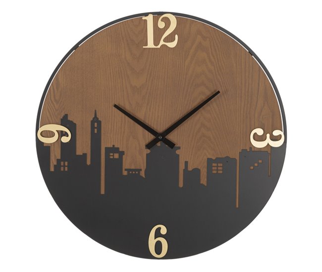 47abe95baa73c183ac7dd13b0a11b679c5a66d94_c8fd0cf287d5415faba774b67596c472 Reloj de Pared MF253, Metal, Marrón - Conforama Popular