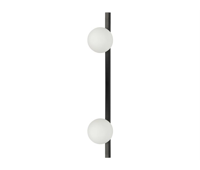 4abb622a06d50892be2a9acb4e55b4cd722495a9_6b888b41a9174025ba92e34d8bbde6d4 Lámpara de pared ISABELLA Metal Negro - Conforama Última Versión