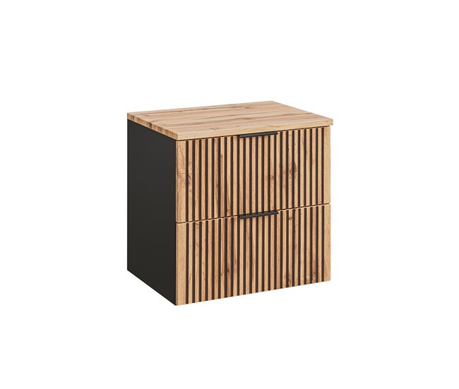 4c4663365320fb7c9aa3f28b355c3caece90e503_53459c39048c494bbd147dc8f85a34b8 Original Mueble bajo lavabo 60cm encimera Gaia Madera y Negro - Conforama