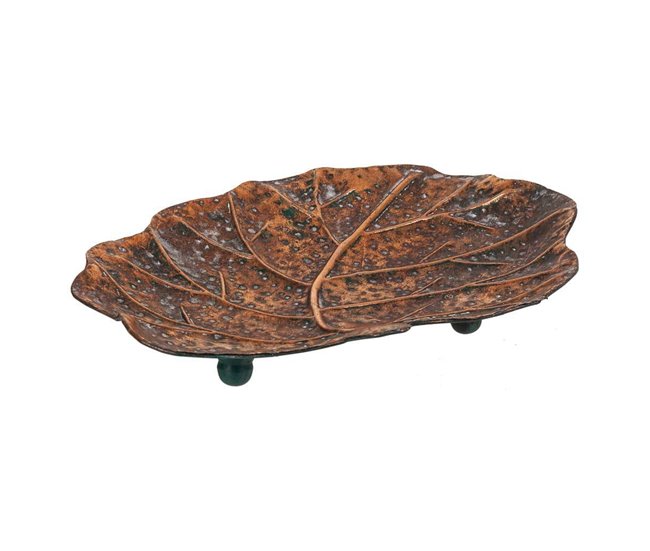 Edición Limitada Hoja decoración dorada 37x31x5 - Conforama