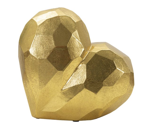 547ddbdeb227fc849be43c6ab0e487854780841a_57d8583f9ca64c8ebe582e5c4d6fedf7 Jarrón Decorativo Corazón 17, Poliresina, Oro - Conforama Compra Ahora