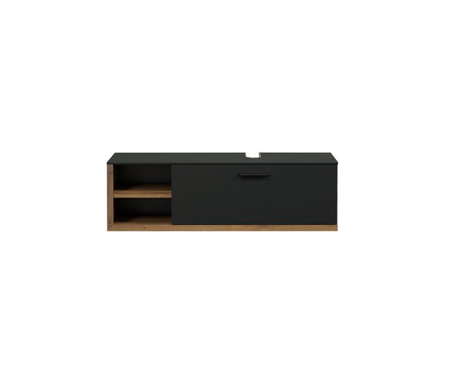54843eb751fd0b6b568904017df83b0900ea463f_a1cf20b427744028bb6b9aac32b52461 Pedido Al Por Mayor Mueble Bajo Lavabo Synnax, Aglomerado de Melamina, Antracita - Conforama