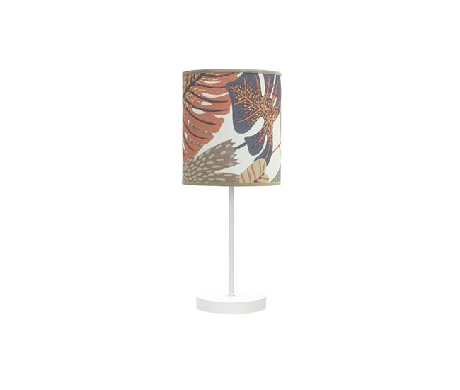 Devolución Gratuita lampara sobremesa metal color blanco serie etiopia 16cm - Conforama