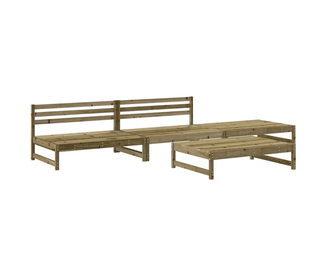 610a285177caa2bd1d1192fdd48f49ab68b18f17_4018135f07e749ae9b94cd5d14ae2e41 Juego de muebles de jardin 4 piezas madera de pino impregnada - Conforama Disponible Ahora