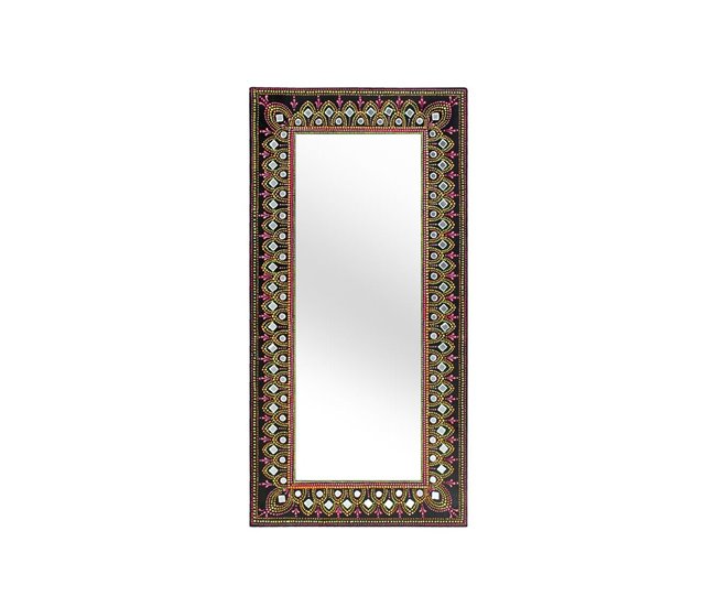 Oferta Limitada Espejo Colgante Alexandra House Living Multicolor 46 x 92 x 1 cm - Conforama