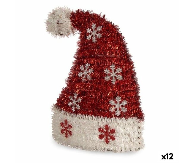 61e2d543fc5f7c07d3c4f2de7b973934bceece38_130d1c36501f4249a3082c91f6797ac0 Figura Decorativa Gorro de Papá Noel Espumillón Blanco Rojo Polipropileno PET 17 x 23 x 9,5 cm (12 Unidades) - Conforama Oferta