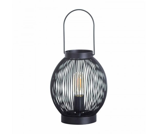 Pago Seguro Lámpara de Mesa Kai Negro 20x20x24,5cm 7hSevenOn Deco - Conforama
